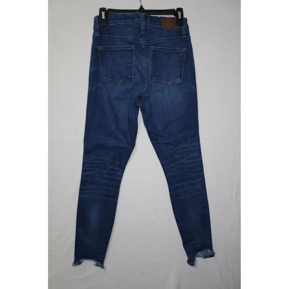 Madewell 10 High-Rise Skinny women's Jeans Blue Button Fly‎ Size 27